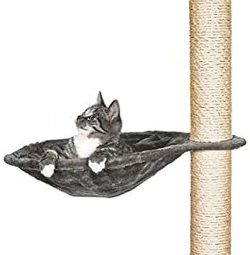TRIXIE Hamaca para Rascador, ø40 cm, Gris, Varios TRIXIE Hamaca para Rascador, ø40 cm, Gris, Varios