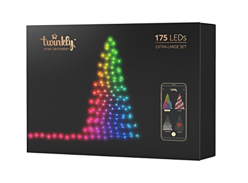 Twinkly - Starter 175 LEDs, Luces LED para el ‡rbol de Navidad controlable a travŽs de telŽfonos inteligentes.