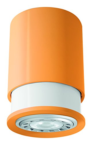 TWISTER Lámpara de techo GU10, 5.5 W, naranja, 7.5 x 7.5 x 11.0 cm