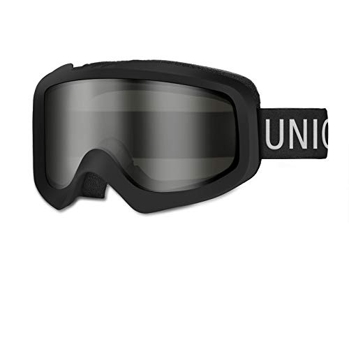Unigear Gafas de Esquí OTG Esquiar Protección UV 400 Snowboard Revo Lentes Doble Anti-Niebla Anti-Reflejo de Nieve para Adulto Mujer Hombre