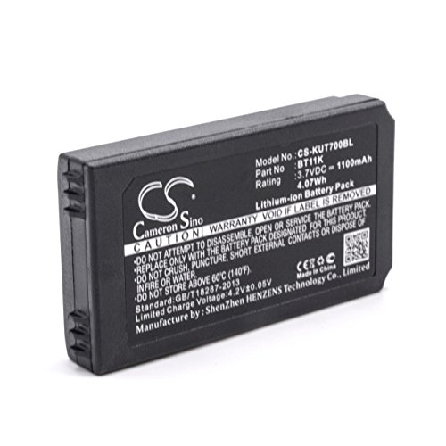 vhbw Li-Ion batería 1100mAh (3.7V) para Mando a Distancia, Control Remoto Ikusi IK2, Pupitre IK2, T70/2, T70/2 iKontrol