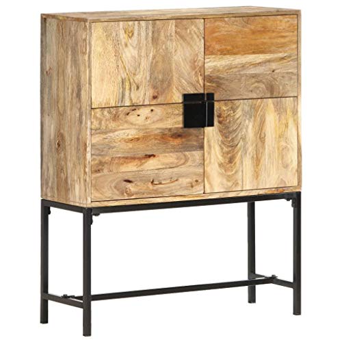 vidaXL Madera Maciza de Mango Aparador Escritorio Cajón Mesa Cómoda Auxiliar Armario Almacenamiento Decoración Interior Dormitorio Salón Sala de Estar vidaXL Madera Maciza de Mango Aparador Escritorio Cajón Mesa Cómoda Auxiliar Armario Almacenamiento Decoración Interior Dormitorio Salón Sala de Estar