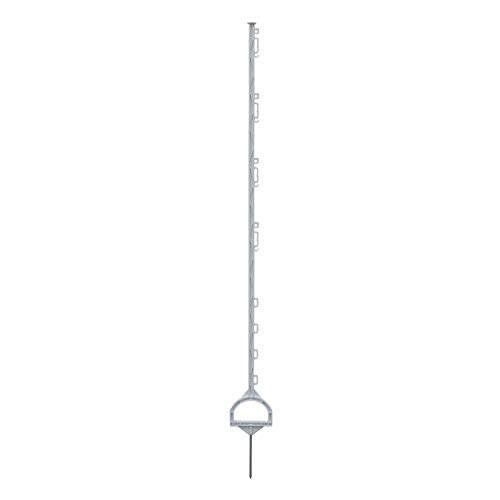 VOSS.farming 20x Poste de PP Reforzado con Fibra de Vidrio para Pastor eléctrico, 157cm, con Punta de Estribo, Blanco VOSS.farming 20x Poste de PP Reforzado con Fibra de Vidrio para Pastor eléctrico, 157cm, con Punta de Estribo, Blanco