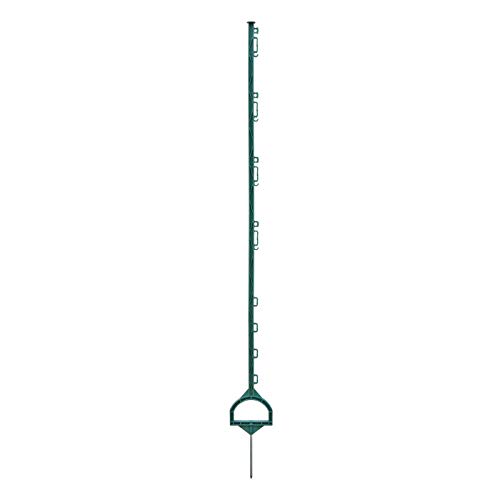 VOSS.farming 20x Poste de PP Reforzado con Fibra de Vidrio para Pastor eléctrico, 157cm, con Punta de Estribo, Verde VOSS.farming 20x Poste de PP Reforzado con Fibra de Vidrio para Pastor eléctrico, 157cm, con Punta de Estribo, Verde