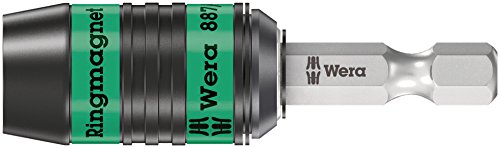 Wera WER073511 Porta-Puntas Universal con Imán Anular, 1/4", 57 mm
