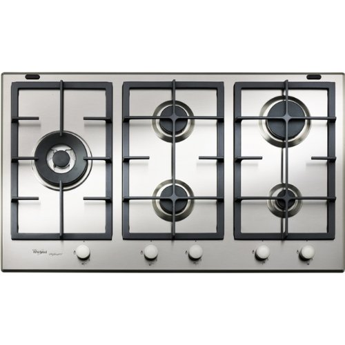 Whirlpool GMA 9522/IXL Integrado Encimera de gas Acero inoxidable hobs - Placa (Integrado, Encimera de gas, Acero inoxidable, Acero inoxidable, hierro fundido, 4000 W) Whirlpool GMA 9522/IXL Integrado Encimera de gas Acero inoxidable hobs - Placa (Integrado, Encimera de gas, Acero inoxidable, Acero inoxidable, hierro fundido, 4000 W)