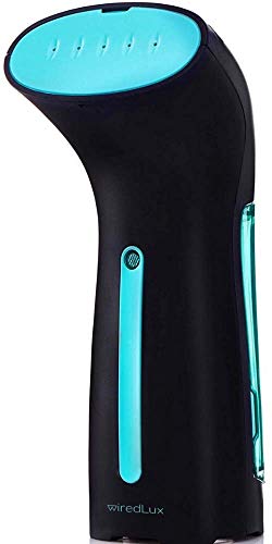 WiredLux Plancha Vertical Vapor - Plancha Vapor de Ropa Ligera y Portátil - Vaporizador Listo en 25 Segundos y 100% a Prueba de Fugas - Planchado Rápido y Fácil - Accesorios de Viaje incluidos (Negro) WiredLux Plancha Vertical Vapor - Plancha Vapor de Ropa Ligera y Portátil - Vaporizador Listo en 25 Segundos y 100% a Prueba de Fugas - Planchado Rápido y Fácil - Accesorios de Viaje incluidos (Negro)