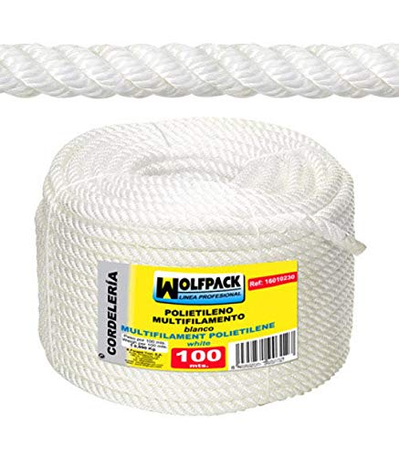 WOLFPACK LINEA PROFESIONAL 16010205 Cuerda Polipropileno Multifilamento (Rollo 100 m.) 6 mm