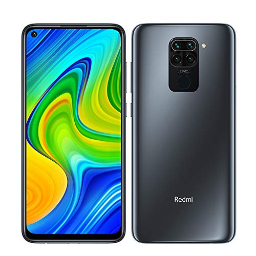 Xiaomi Redmi Note 9 Smartphone 3GB 64GB Hotshot de cámara cuádruple de 48MP 6.53” FHD+ DotDisplay 5020 mAh 3.5mm Headphone Jack NFC Negro