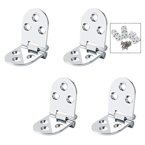 XLKJ 4 Piezas Bisagra Plegable, Flip Bisagra, Bisagra de Puerta de Acero Inoxidable XLKJ 4 Piezas Bisagra Plegable, Flip Bisagra, Bisagra de Puerta de Acero Inoxidable