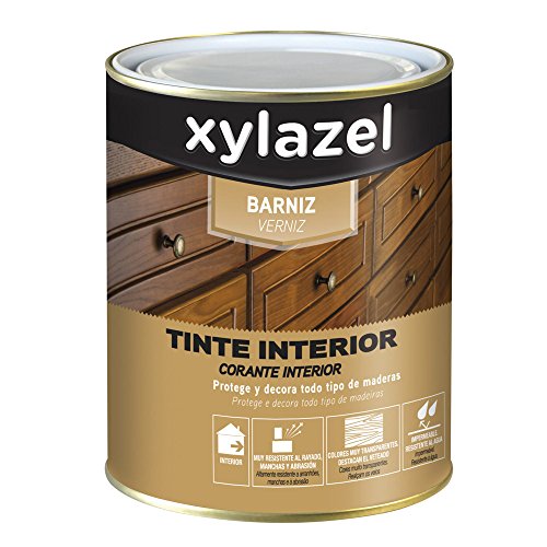 Xylazel - Barniz tinte interior brillante 375ml roble