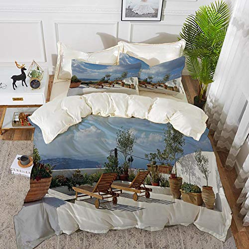 Yaoni Bedding Juego de Funda de Edredón - SPA, Zen Masajes Piedras Calientes con Frangipani asiático Plumera Reflexión sobre el/Microfibra Funda de Nórdico y Fundas de Almohada - (Cama 220 x 240cm) Yaoni Bedding Juego de Funda de Edredón - SPA, Zen Masajes Piedras Calientes con Frangipani asiático Plumera Reflexión sobre el/Microfibra Funda de Nórdico y Fundas de Almohada - (Cama 220 x 240cm)