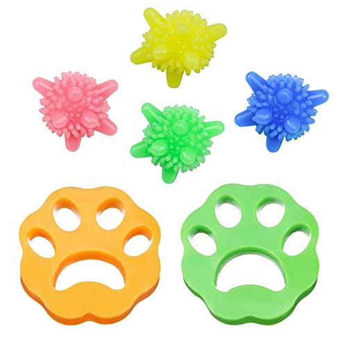 Yisscen Depiladora de mascotas,Depiladora de mascotas de 2 piezas Bolas de lavandería de 4 piezas, Filtros de pelusa de reutilizables para pelo de perro, piel de gato y todas las mascotas(6 piezas) Yisscen Depiladora de mascotas,Depiladora de mascotas de 2 piezas Bolas de lavandería de 4 piezas, Filtros de pelusa de reutilizables para pelo de perro, piel de gato y todas las mascotas(6 piezas)