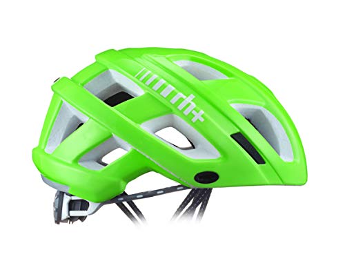 Zero RH+ Helmet Bike Caminho/Z8, Cascos de Bicicleta Unisex Helmetsend Unisex - Adulto, Shiny Green Fluo, XS/M