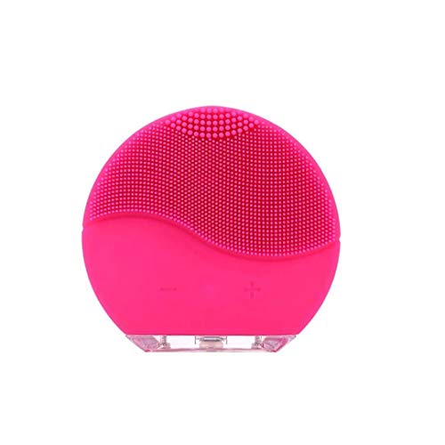 ZYCX123 Resistente al Agua de Limpieza Facial Cepillo de Silicona Cara Depuradores eléctrico portátil USB Limpiador Facial del Cepillo del Massager Recargables Regalos Rojos para los Amigos