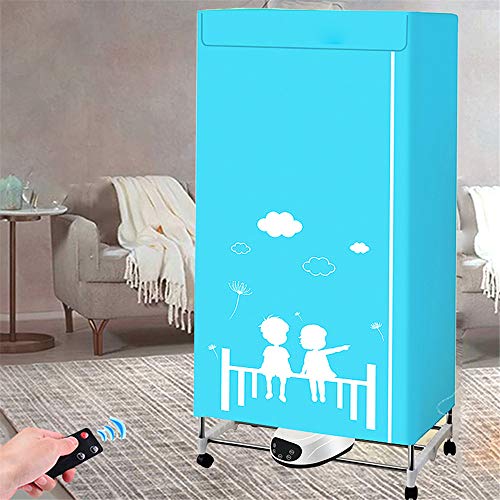 4YANG Secadora Eléctrica con 1300W De Capacidad 33LB Secadora De Ropa con Control De Temperatura con Control Remoto, Función De Temporización Digital Adecuado para Apartamento, Dormitorio 4YANG Secadora Eléctrica con 1300W De Capacidad 33LB Secadora De Ropa con Control De Temperatura con Control Remoto, Función De Temporización Digital Adecuado para Apartamento, Dormitorio