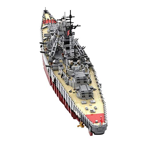 7164 unids Diy Juguetes Superbattleship Naval Bloques de Construcción Modular Militar Serie Bloque Modelo para Niños Regalo