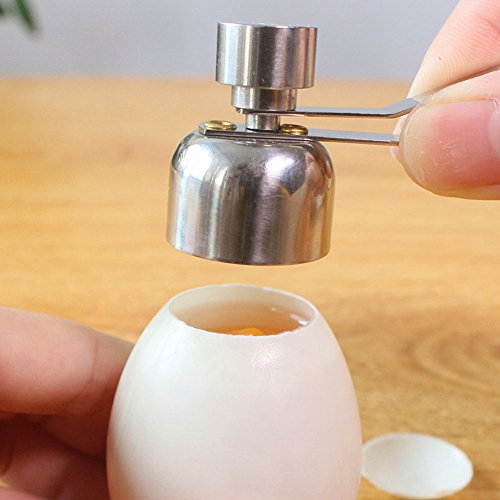 Abridor de huevos, eficaz cortador de cáscara de huevo de acero inoxidable, rompedor de galletas, ayudante de cocina para huevo duro crudo/blando(large) Abridor de huevos, eficaz cortador de cáscara de huevo de acero inoxidable, rompedor de galletas, ayudante de cocina para huevo duro crudo/blando(large)