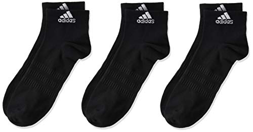 adidas LIGHT ANK 3PP Socks, Unisex adulto, Black/Black/Black, M
