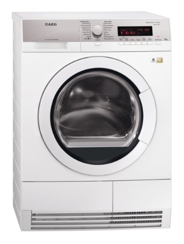 AEG T86585IH3 - Secadora (Independiente, Front-load, Condensación, 8 kg, A, Delicado/seda, Lana)