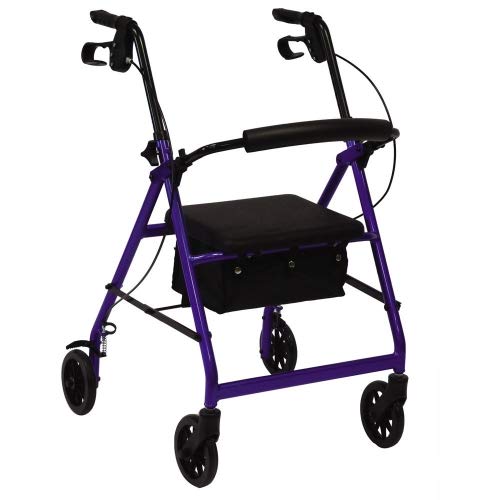 Andador rollator plegable con ruedas y frenos especial artritis