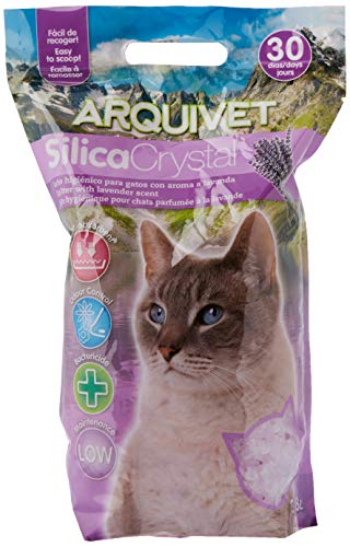 Arquivet arena gato Silica Crystal aroma lavanda 3,8 L