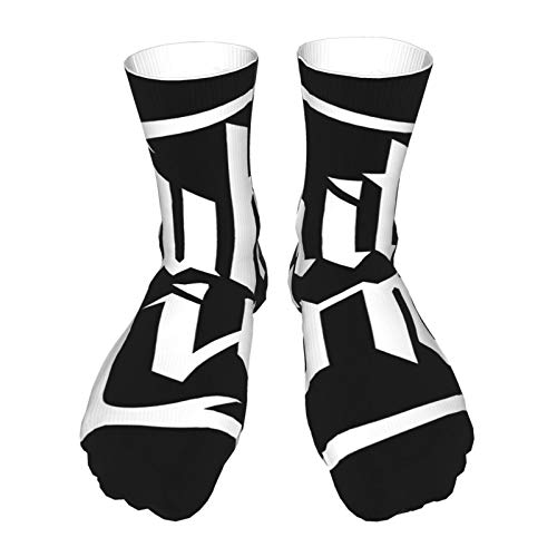 AsakawaKoutarou W-Hit-E Li-On Moda Unisex Estampado Algodón Transpirable Deporte Casual Socks Calcetines Long Calcetines Thick Calcetines