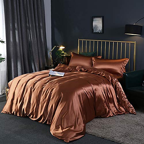 Barrageon Juego de Cama 4 Piezas Funda de Almohada con Bolsillos Profundos Funda Nordica Cubierta de Sábana Juego de Sábanas Extra Suave Toda la Temporada Doble (200CM*220CM) Barrageon Juego de Cama 4 Piezas Funda de Almohada con Bolsillos Profundos Funda Nordica Cubierta de Sábana Juego de Sábanas Extra Suave Toda la Temporada Doble (200CM*220CM)