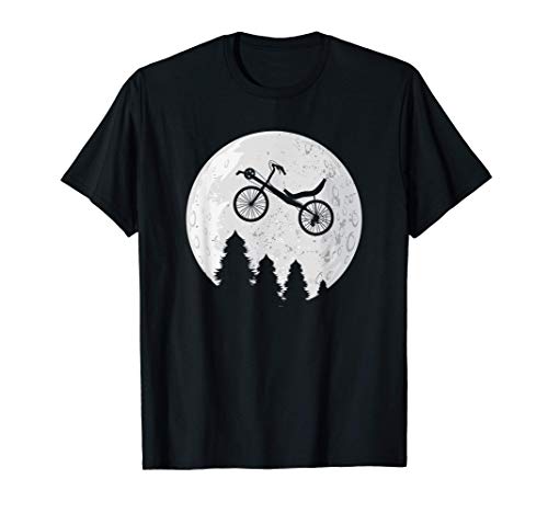 Bicicleta reclinada en Moon Ride Regalo de bicicleta Camiseta