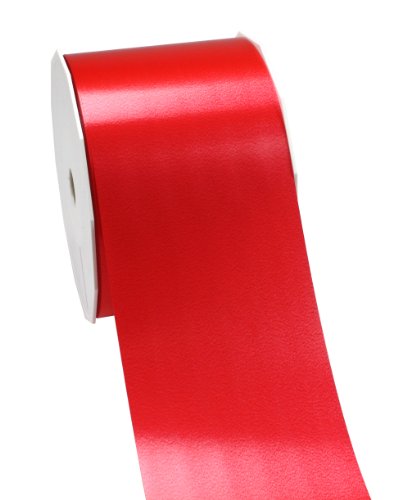 C.E. Pattberg Präsent America - Rollo de cinta para rizar (90 mm x 91 m), color rojo