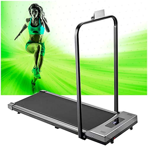 Cinta de Correr y Andar Plegable Eléctrica, No Requiere Montaje, Máquina Fitness Motor de 600W Desde 1km/h hasta 8km/h, barandilla de Seguridad, Ultracompacta, Unisex Adulto, Negro Cinta de Correr y Andar Plegable Eléctrica, No Requiere Montaje, Máquina Fitness Motor de 600W Desde 1km/h hasta 8km/h, barandilla de Seguridad, Ultracompacta, Unisex Adulto, Negro