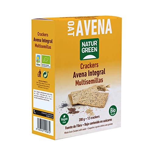 Crackers de Avena Integral Semillas Bio 200 g