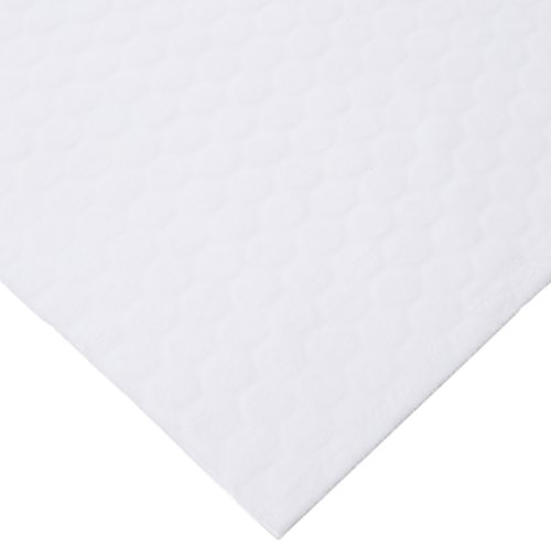 CRS Fur Fabrics Tela de Forro Polar de Doble Cara Muy Suave – Honeycomb Blanco