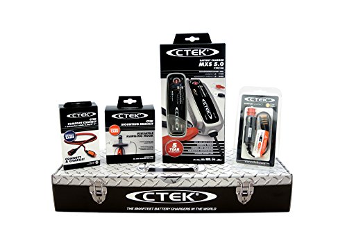 CTEK MXS5.0 (56-305) Toolbox Set - Cargador de batería con accesorios CTEK MXS5.0 (56-305) Toolbox Set - Cargador de batería con accesorios