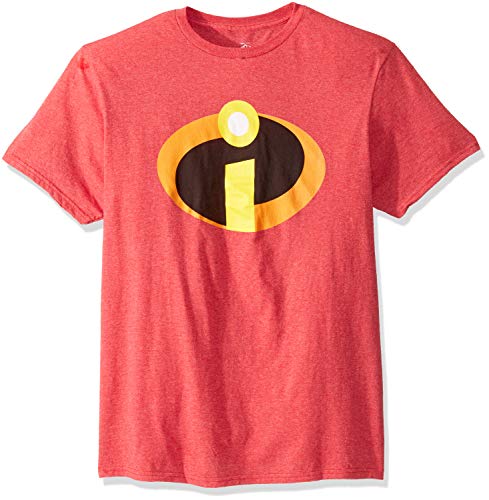Disney Men's The Incredibles Logo Basicon T-Shirt,
