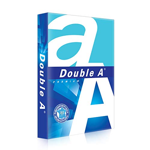 Double a - Premium copier paper multifunctional ream-wrap 80gsm a3 white ref 218140800621702 [500 sheets]