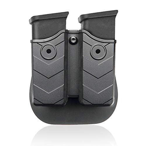 efluky Universal Portacargador Doble Portacargador Funda para Pistola Cargador Bolsa para H&K USP FS/Compact 9mm/.40/Beretta/Golck 17 19/Beretta/CZ 75/Walther P99/Sig Sauer p226, Paddle 60°Adjustable efluky Universal Portacargador Doble Portacargador Funda para Pistola Cargador Bolsa para H&K USP FS/Compact 9mm/.40/Beretta/Golck 17 19/Beretta/CZ 75/Walther P99/Sig Sauer p226, Paddle 60°Adjustable