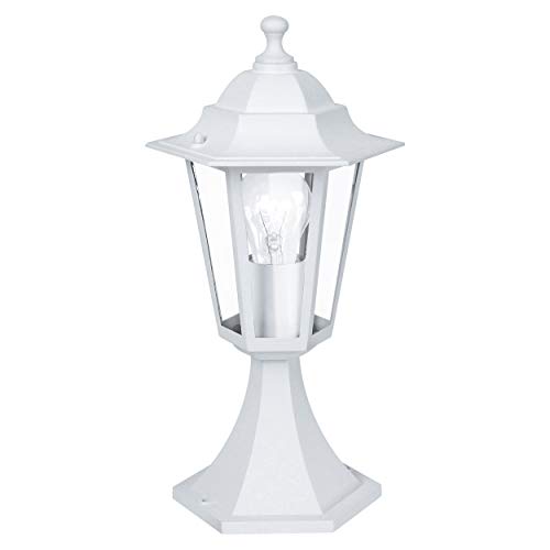EGLO Lámpara Sobremuro Linterna 5 E27, 60 W, Blanco, 3 x 19.5 x 19.5 cm