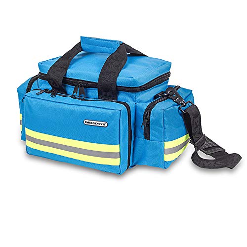 Elite Bags , Bolsa para emergencias , Ligera y resistente , Reflectante y con múltiples bolsillos , Celeste