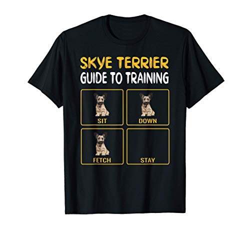 Entrenamiento Perro Gracioso Skye Terrier Camiseta
