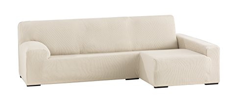Eysa Italia Ulises Funda chaise longue elástica, Textura, CRUDO, 250-310 cm Eysa Italia Ulises Funda chaise longue elástica, Textura, CRUDO, 250-310 cm