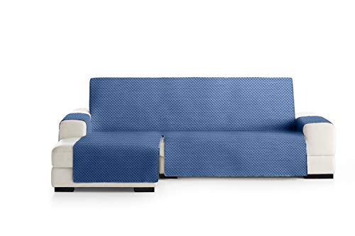 Eysa Oslo Protect Funda de sofá, 100% Poliester, 03/Azul, Chaise Longue 290 cm