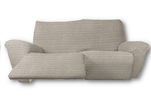 FRESH HOME HOME TEXTILES Funda de sofá Elástica Relax Magic (Sofá Relax 3 plazas, Natural) FRESH HOME HOME TEXTILES Funda de sofá Elástica Relax Magic (Sofá Relax 3 plazas, Natural)