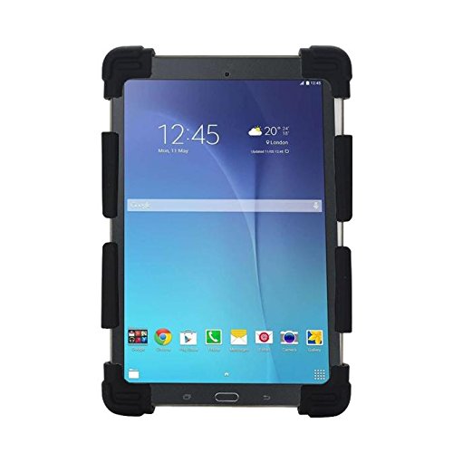Funda de silicona / soporte universal, extensible y ajustable a prueba de golpes para Tablets, PCs, iPads Samsung Chuwi de 8,9 /9/10.1/11/12 pulgadas Tablets negro
