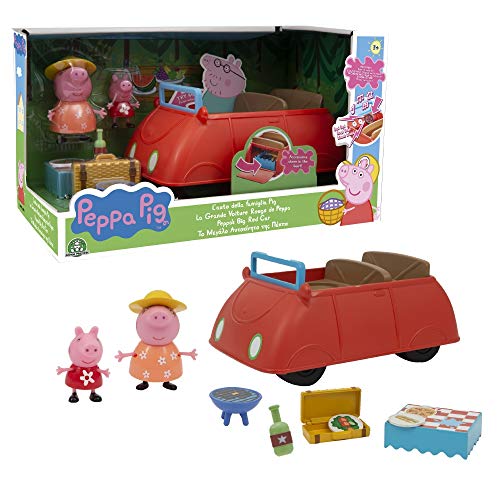 Giochi Preziosi Peppa Pig - El Coche de la Familia Pig con Sonidos y 2 Personajes