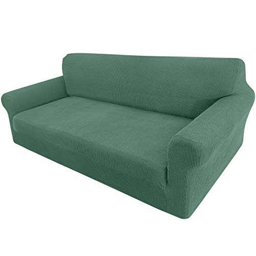 Granbest - Funda de sofá, extensible, jacquard, 1 pieza para sofá de 3 plazas, con reposabrazos