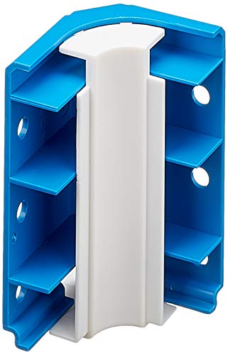 Habengut - Esquina Interior para Rodapié de PVC, Color Azul, Contenido: 1 pieza, para Esquina en Habitaciones
