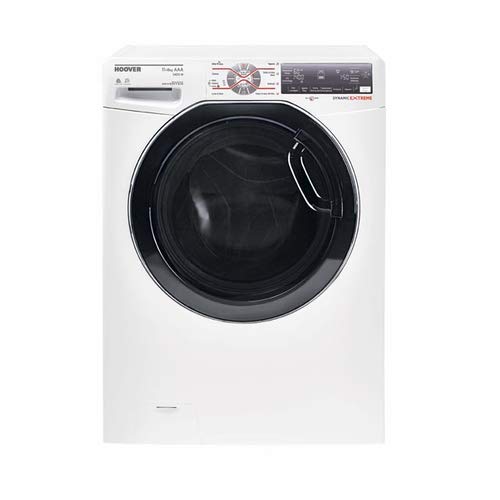 Hoover WDWFT 4118AH-01 lavadora Carga frontal Independiente Blanco A - Lavadora-secadora (Carga frontal, Independiente, Blanco, Izquierda, Tocar, LCD)