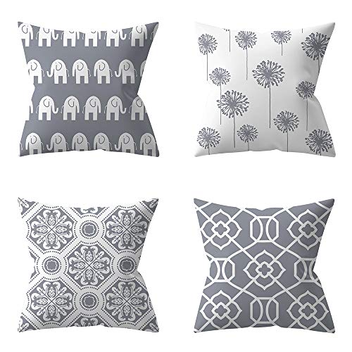 Integrity.1 Funda de Almohada Gris, 4 Piezas Funda de Almohada, Fundas de Almohada, Funda de Almohada con Diseño Geométrico, Cojín de Sofá Súper Suave, para Sala de Estar, Sofá, Cama (Blanco, Gris) Integrity.1 Funda de Almohada Gris, 4 Piezas Funda de Almohada, Fundas de Almohada, Funda de Almohada con Diseño Geométrico, Cojín de Sofá Súper Suave, para Sala de Estar, Sofá, Cama (Blanco, Gris)