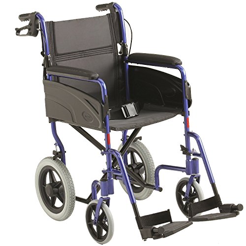 Invacare ligero aluminio transporte silla de ruedas - 18" ancho de asiento